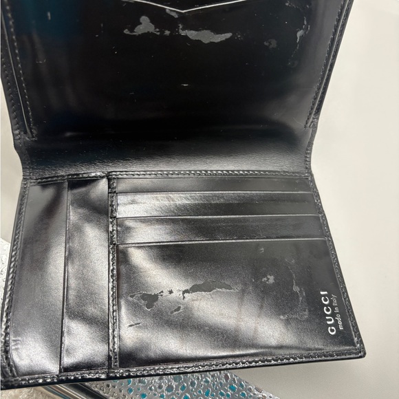 Gucci Horsebit Black Leather Long Wallet Made in Italy - Picture 5 of 11